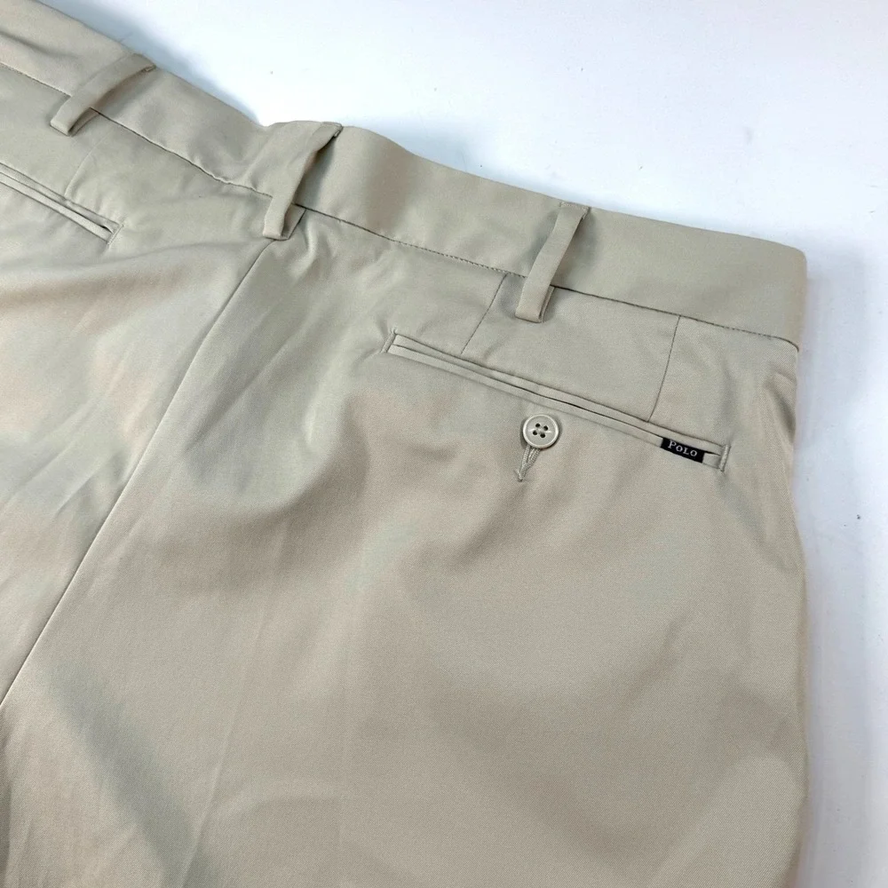 Polo Ralph Lauren Pants Size 36x32 Performance Stretch Classic Fit Beige Golf